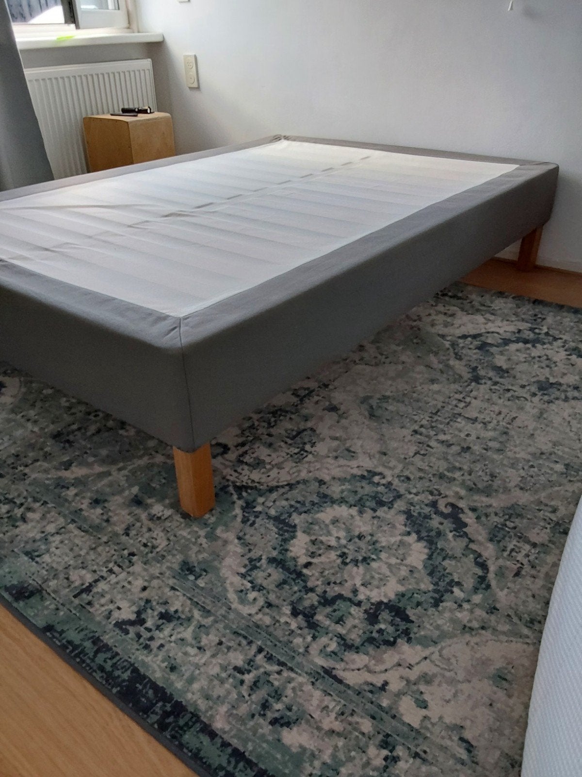 IKEA Espevär bed 140x200 met Åkrehamn matras, Ophalen, Tweepersoons, 140 cm, Zo goed als nieuw