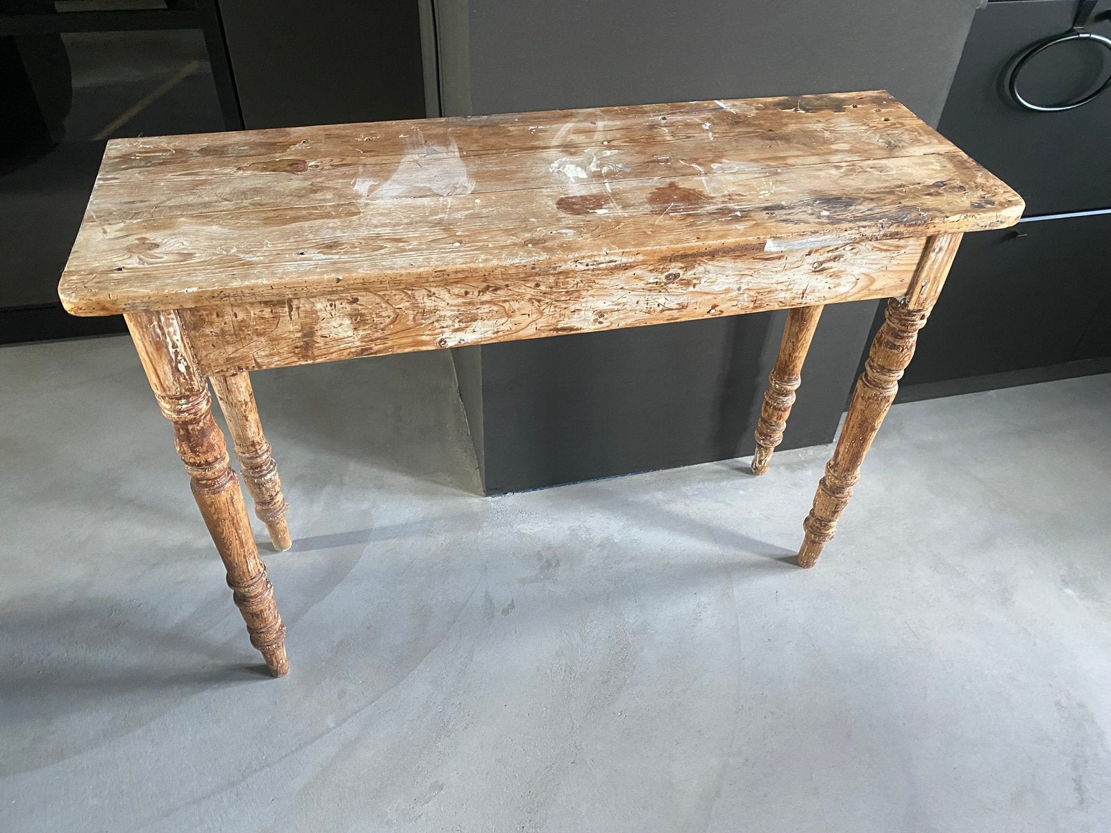 Vintage sidetable, Ophalen, Gebruikt, 100 tot 150 cm, Vintage