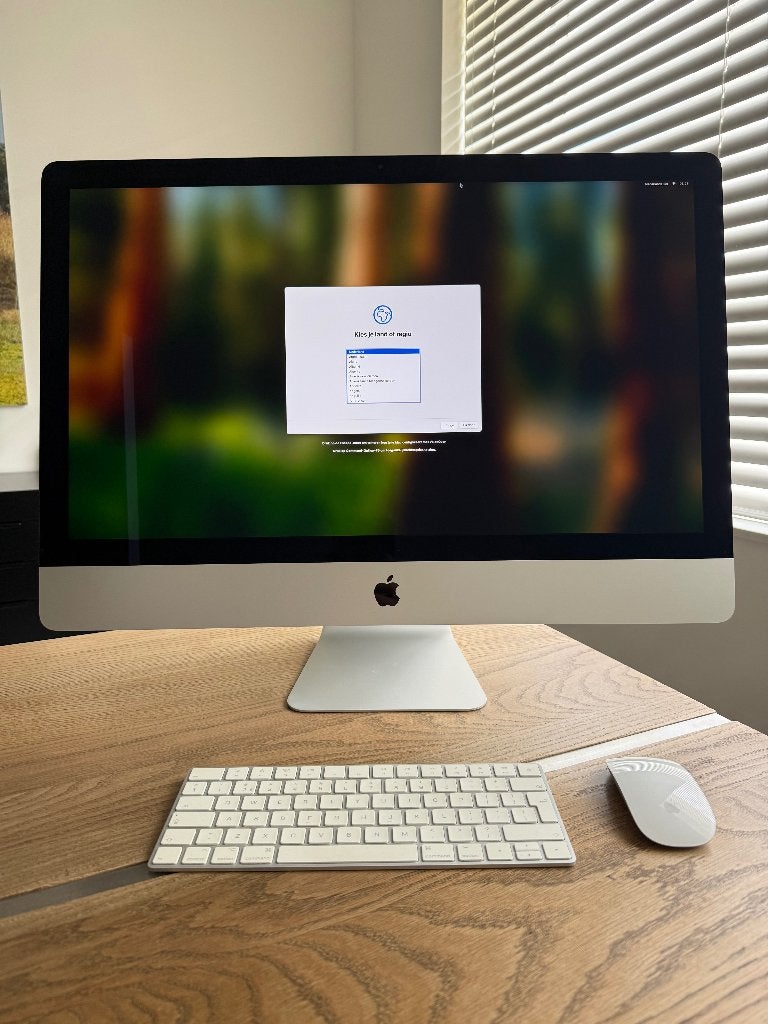 iMac 27" Retina 5K 6-core 3.0GHz/8GB/1TB SSD, Ophalen, IMac, Zo goed als nieuw, 1 TB