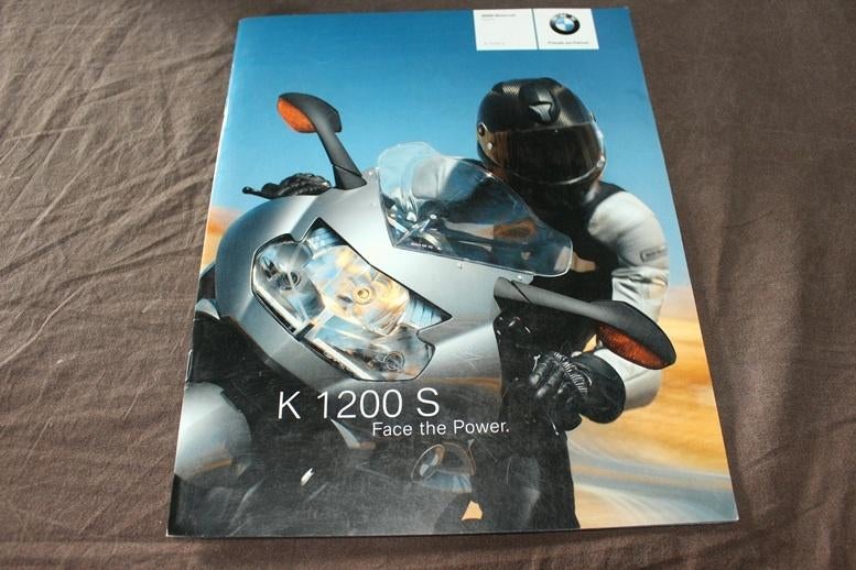 BMW K1200 S 2004 duitse verkoop folder brochure, Motoren, Handleidingen en Instructieboekjes, Ophalen of Verzenden, BMW