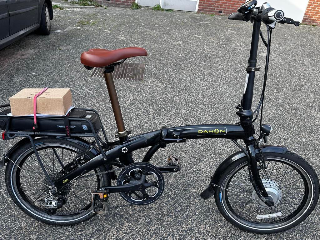 Dahon elektrische vouwfiets, Fietsen en Brommers, Fietsen | Vouwfietsen, 20 inch of meer, Gebruikt, Versnellingen, Ophalen of Verzenden