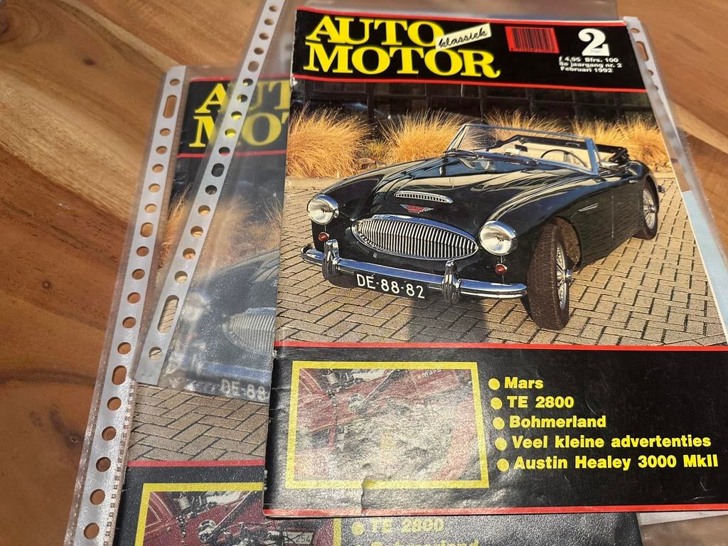 Tijd schrift auto motor 1992 TE2800, Ophalen of Verzenden, Zo goed als nieuw, Algemeen