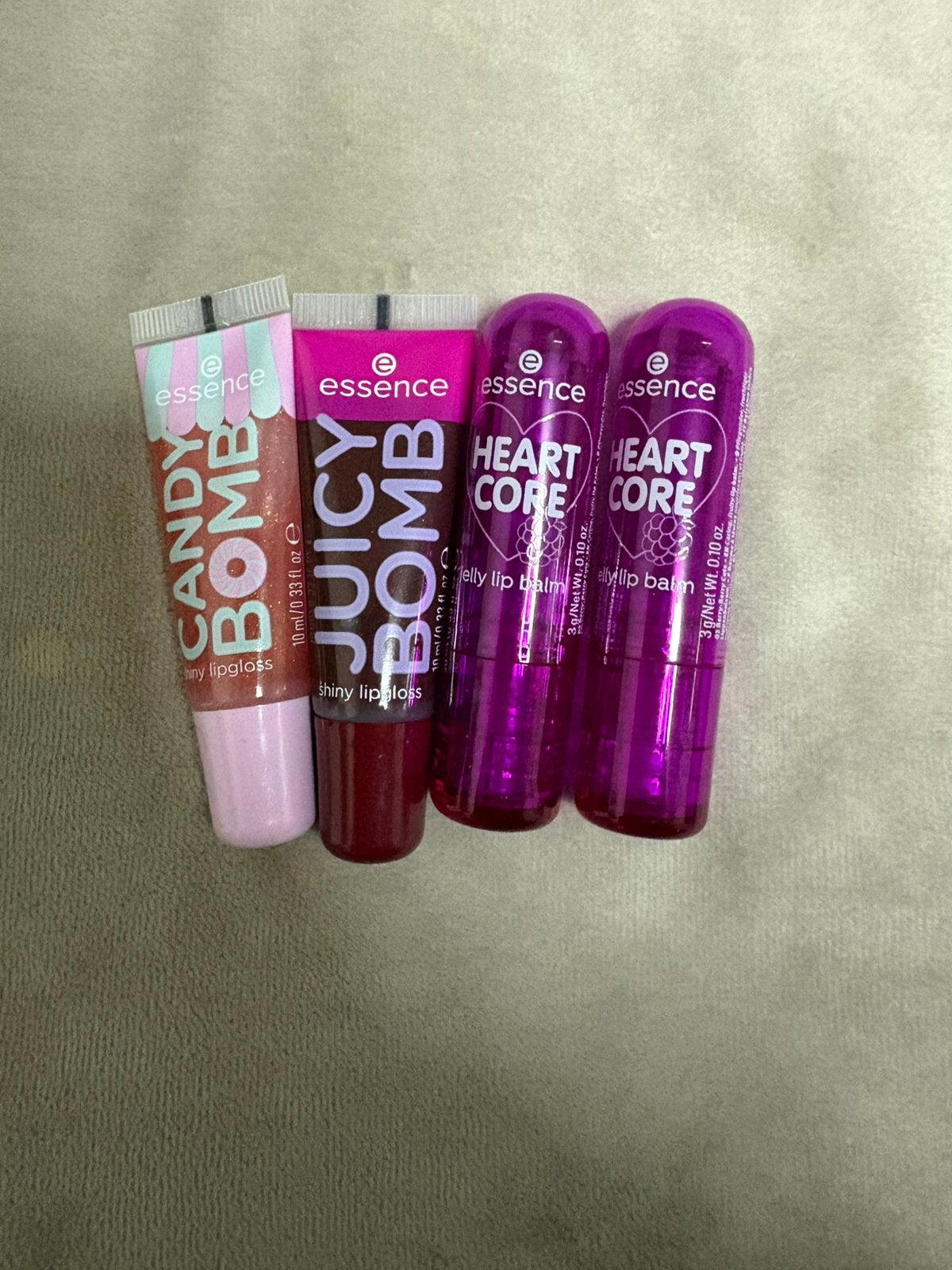Essence Lipgloss en Lip Balm Set - Nieuw, Lippen, Verzenden, Nieuw, Make-up