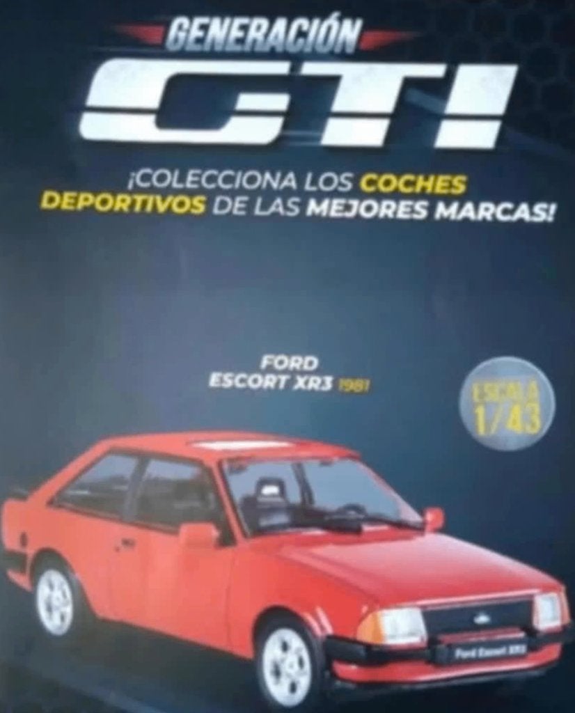 Ford Escort XR3 1981 schaal 1/43 serie Generacion GTI # 3, Verzenden, Nieuw, Auto, Overige merken
