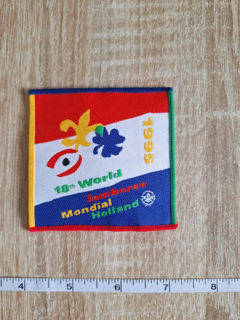 World Jamboree Badge WJ95, Ophalen of Verzenden, Embleem, Speld of Insigne