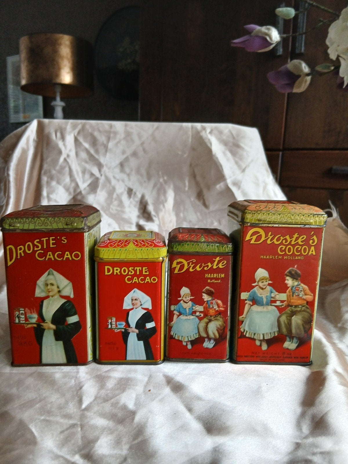 Droste Cacao Blikklem Holland, Verzamelen, Ophalen of Verzenden, Gebruikt