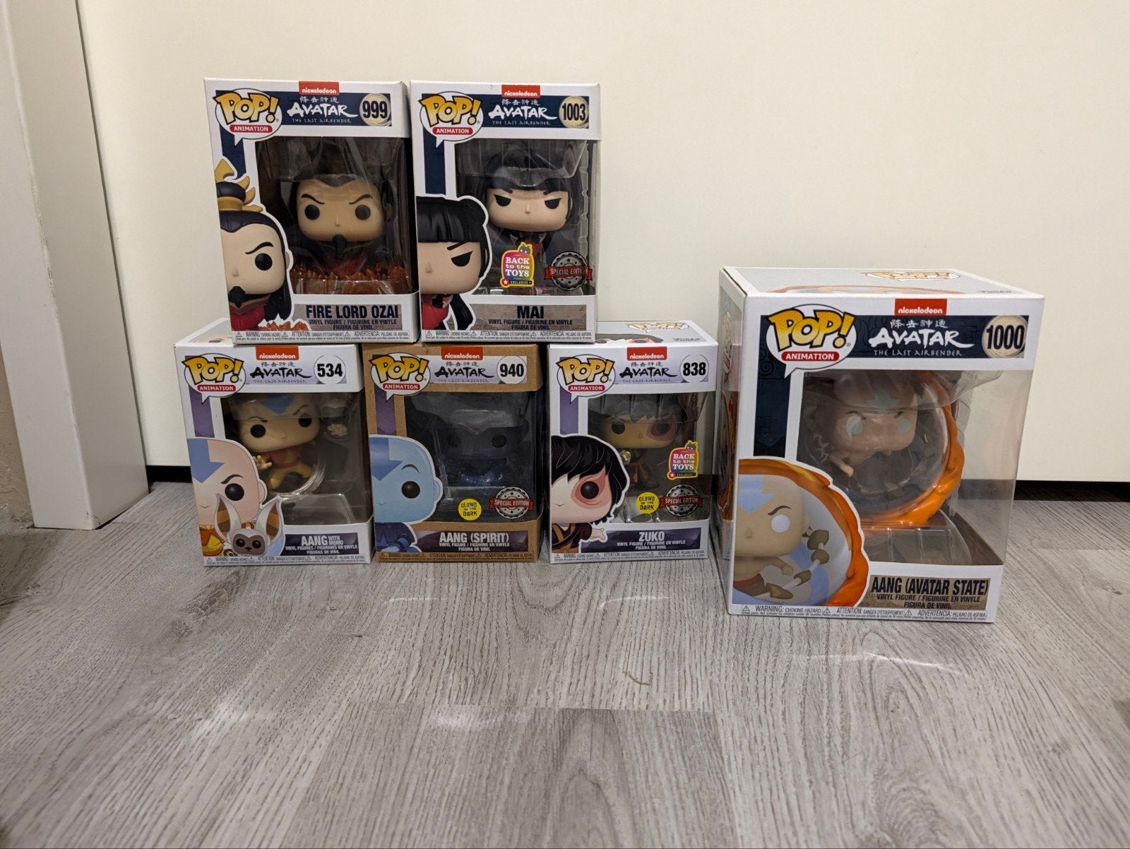 funko pop Avatar the last airbender set van 6, Verzamelen, Ophalen of Verzenden, Nieuw