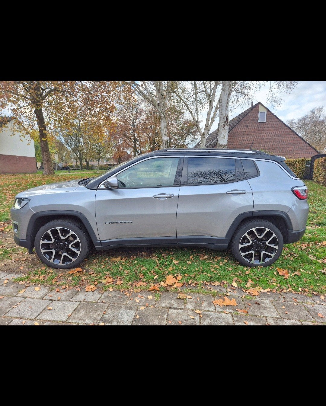 Jeep Compass 1.4 Multiair 160pk 2018 Grijs, Auto's, Voorwielaandrijving, 450 kg, 4 cilinders, 75 €/maand