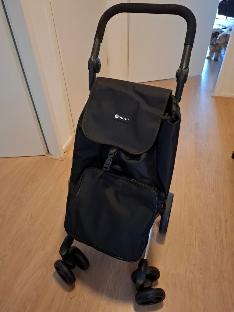 Pakaway boodschappen trolley, Ophalen, Zo goed als nieuw, Zwart, 30 cm of meer