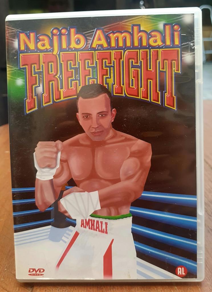Najib Amhali - Freefight DVD, Alle leeftijden, Ophalen of Verzenden, Gebruikt, Stand-up of Theatershow