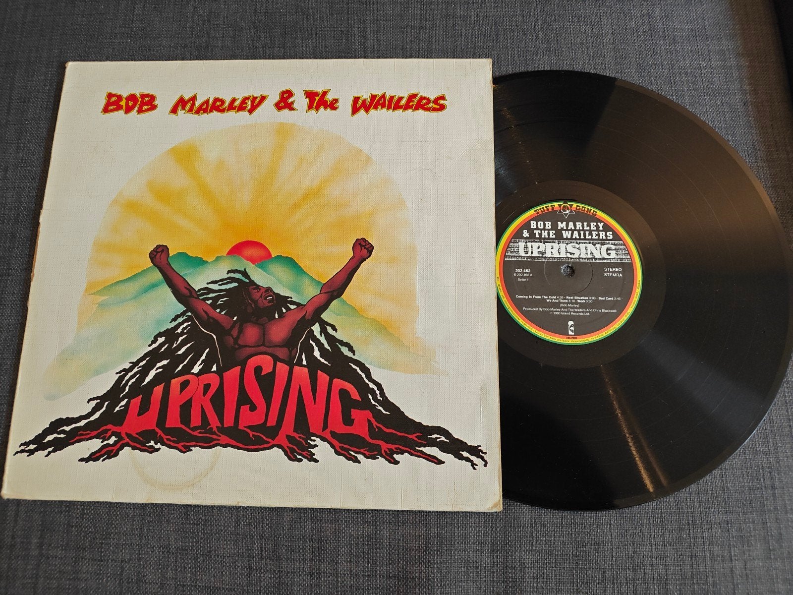 reggae LP Bob Marley uprising orginele LP, Verzenden, 1980 - 1989, Zo goed als nieuw, Overige formaten