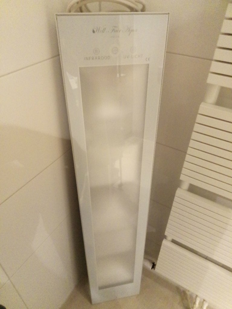SUNSHOWER WARMTE'DOUCHE', Ophalen, Zo goed als nieuw, Overige modellen, Minder dan 10 lampen