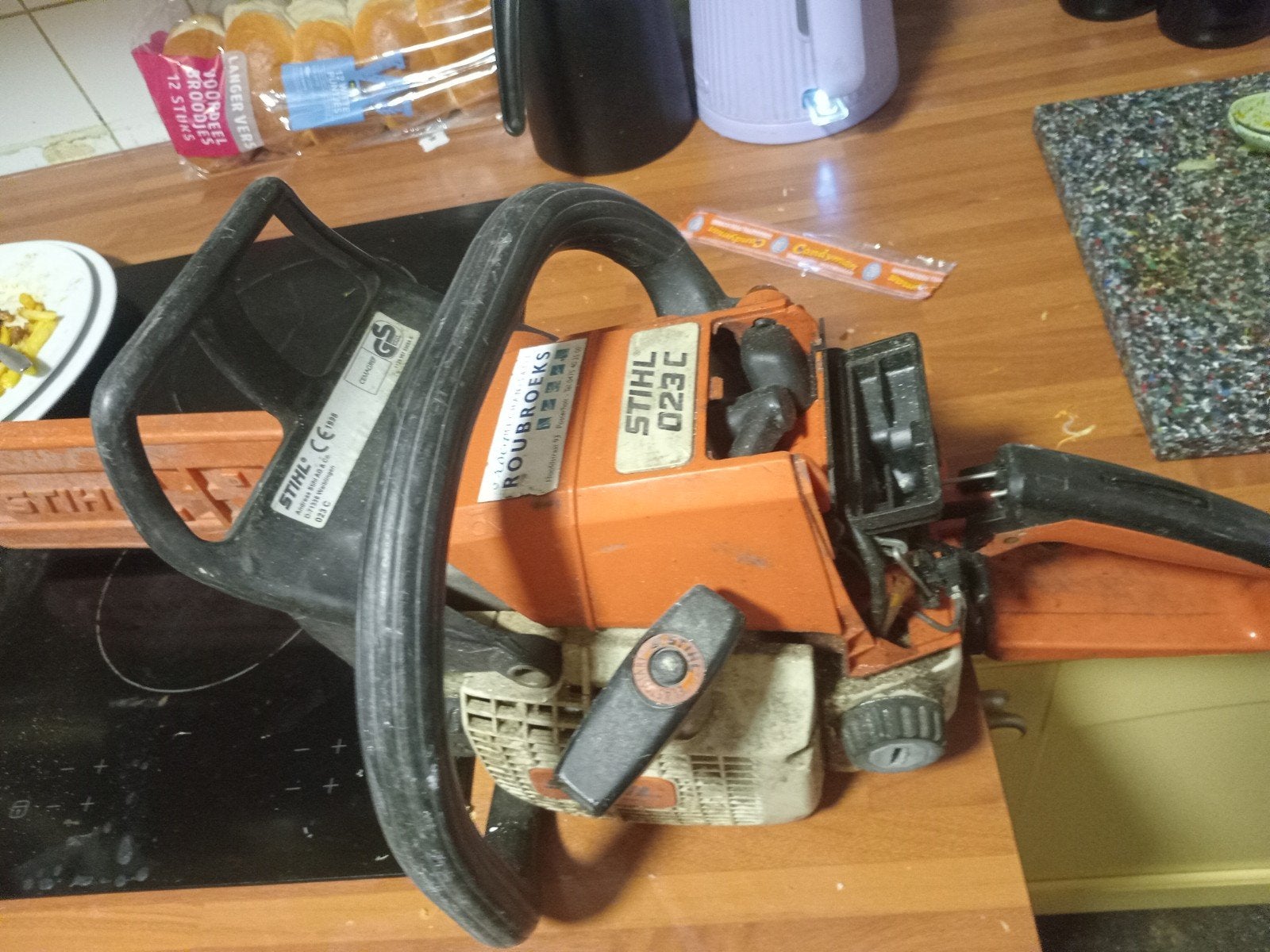 Ketingzaag  Stihl 23 c, Doe-het-zelf en Verbouw, Gereedschap | Zaagmachines, Ophalen of Verzenden, 1200 watt of meer, 70 mm of meer