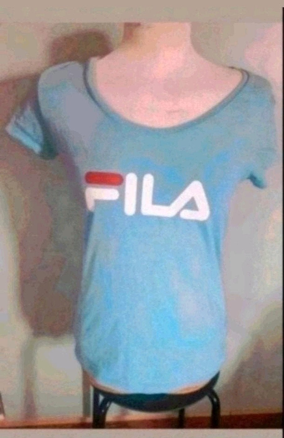 Fila blauw top, Blauw, Maat 42/44 (L), Ophalen of Verzenden, Zo goed als nieuw