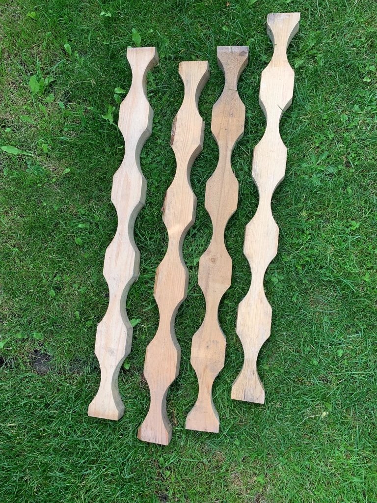 balustrades, Doe-het-zelf en Verbouw, Ophalen, Gebruikt, Trap, Minder dan 2 meter