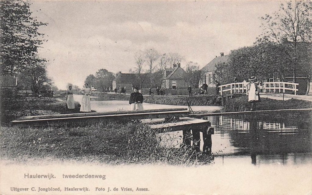 703-032-029 Haulerwijk Tweederdenweg, Verzamelen, Verzenden, Voor 1920, Friesland