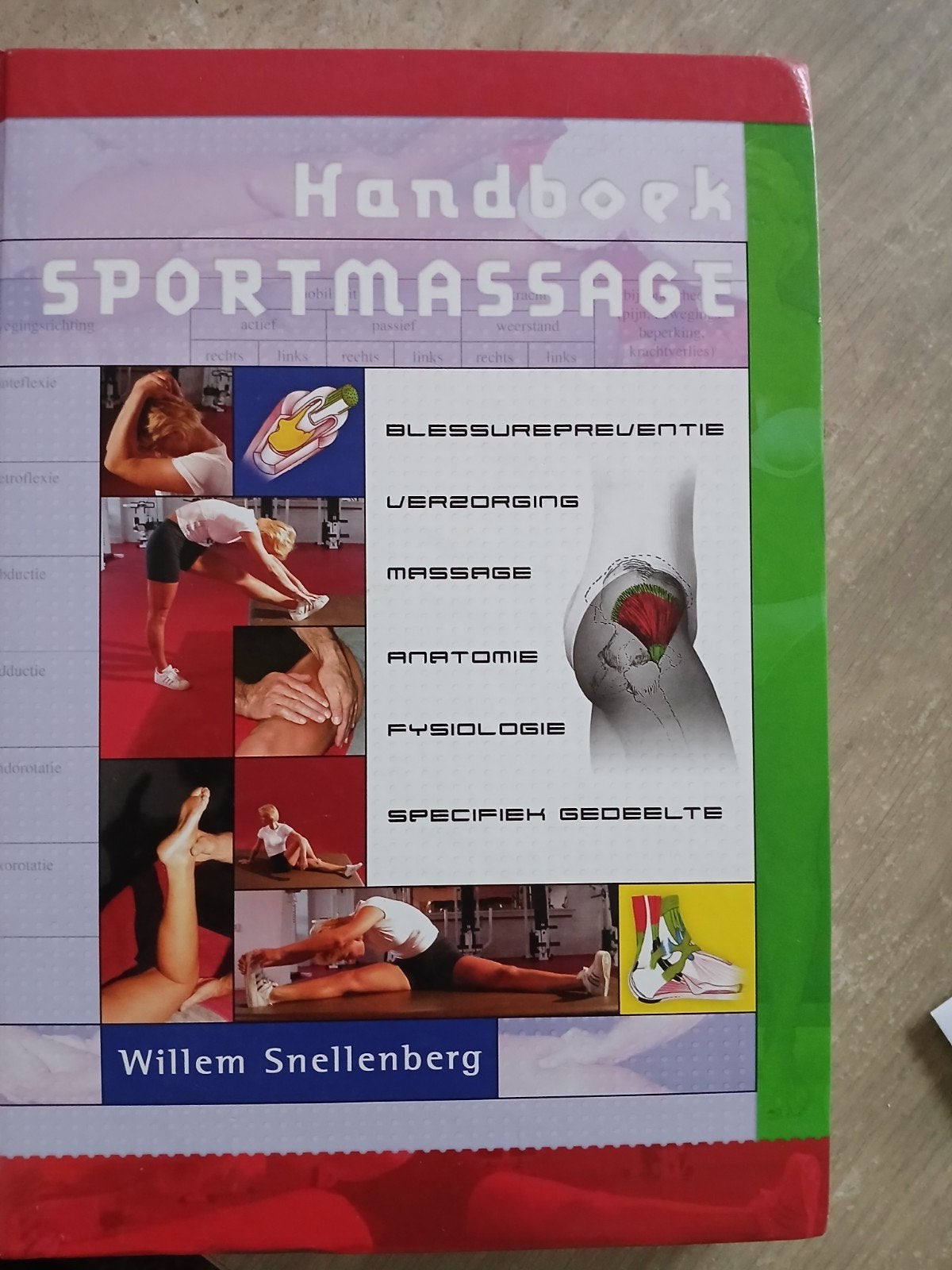 Handboek Sportmassage - Willem Snellenberg, Boeken, Ophalen of Verzenden, Zo goed als nieuw, Willem Snellenberg, Overige sporten