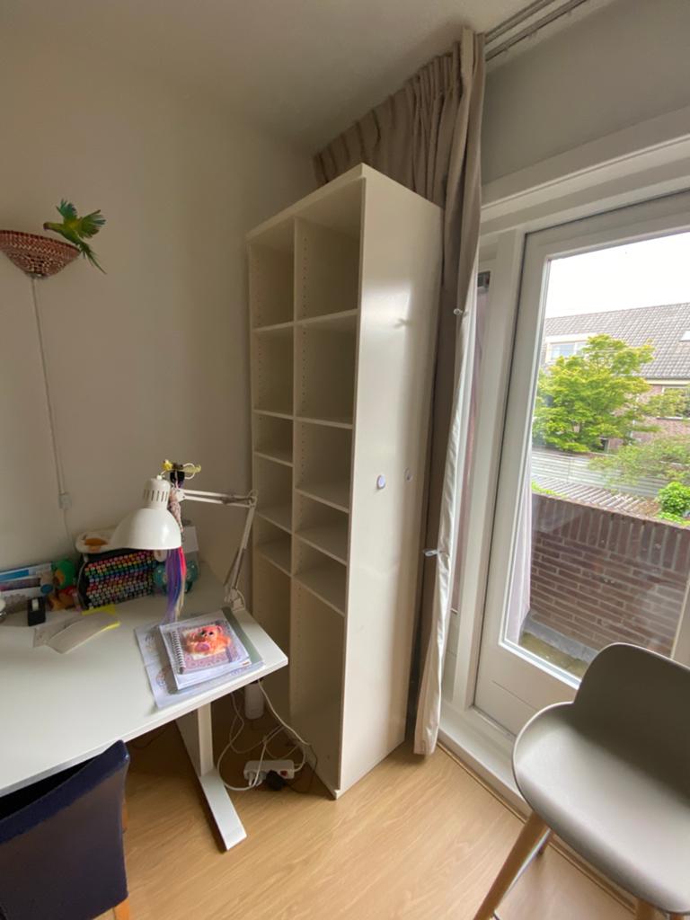 Witte ikea boekenkast, Ophalen, 25 tot 50 cm, 50 tot 100 cm, 150 tot 200 cm
