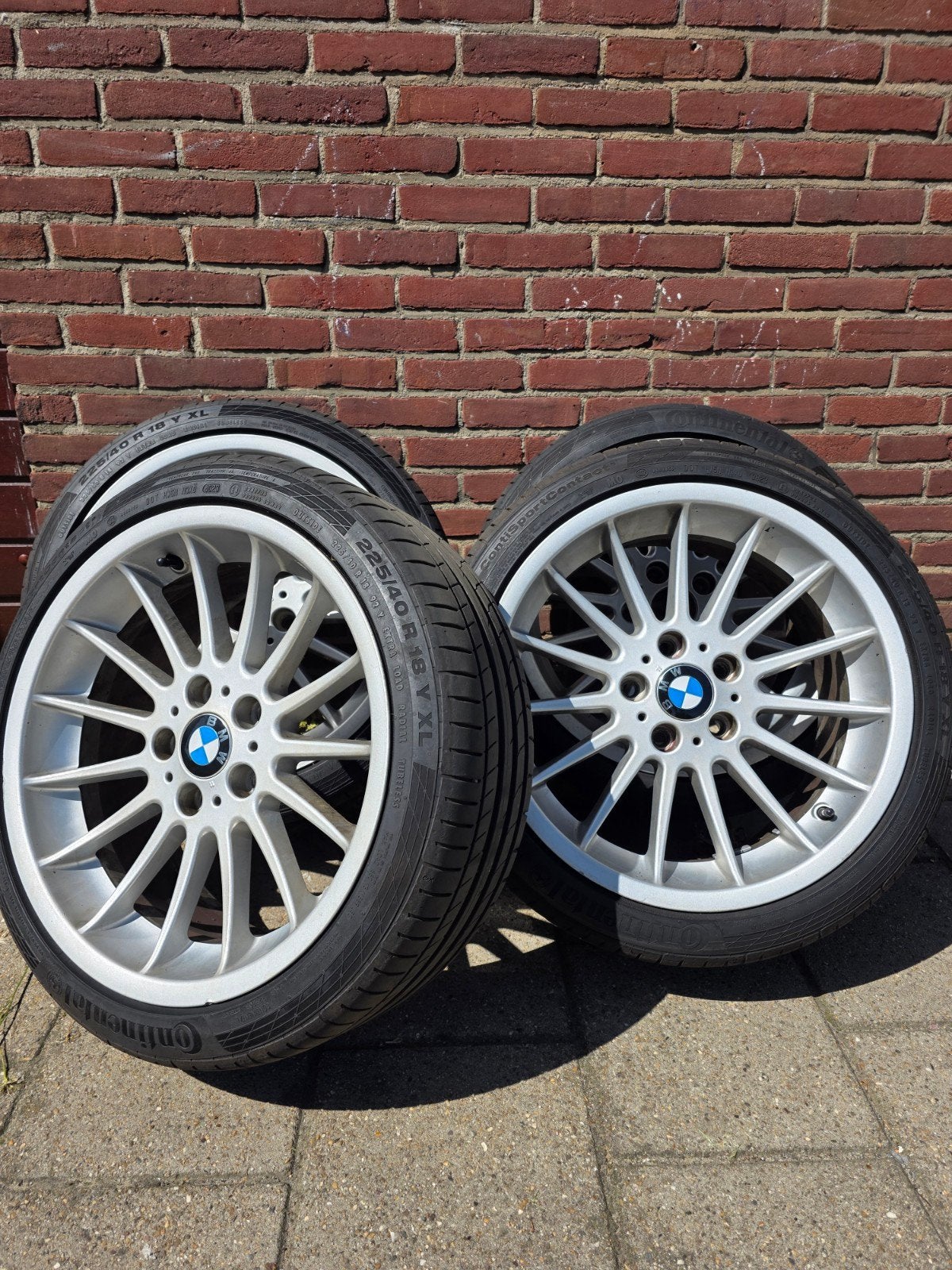 5x120 Style 32 Concave Bmw 18 inch velgen Zomerbanden 7.5mm, Ophalen, 18 inch, Gebruikt, Velg(en)