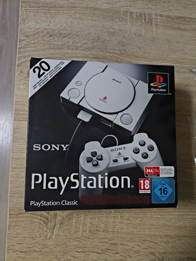 Playstation Mini Classic, Spelcomputers en Games, Spelcomputers | Sony PlayStation 1, Zo goed als nieuw, Met 2 controllers, Met games