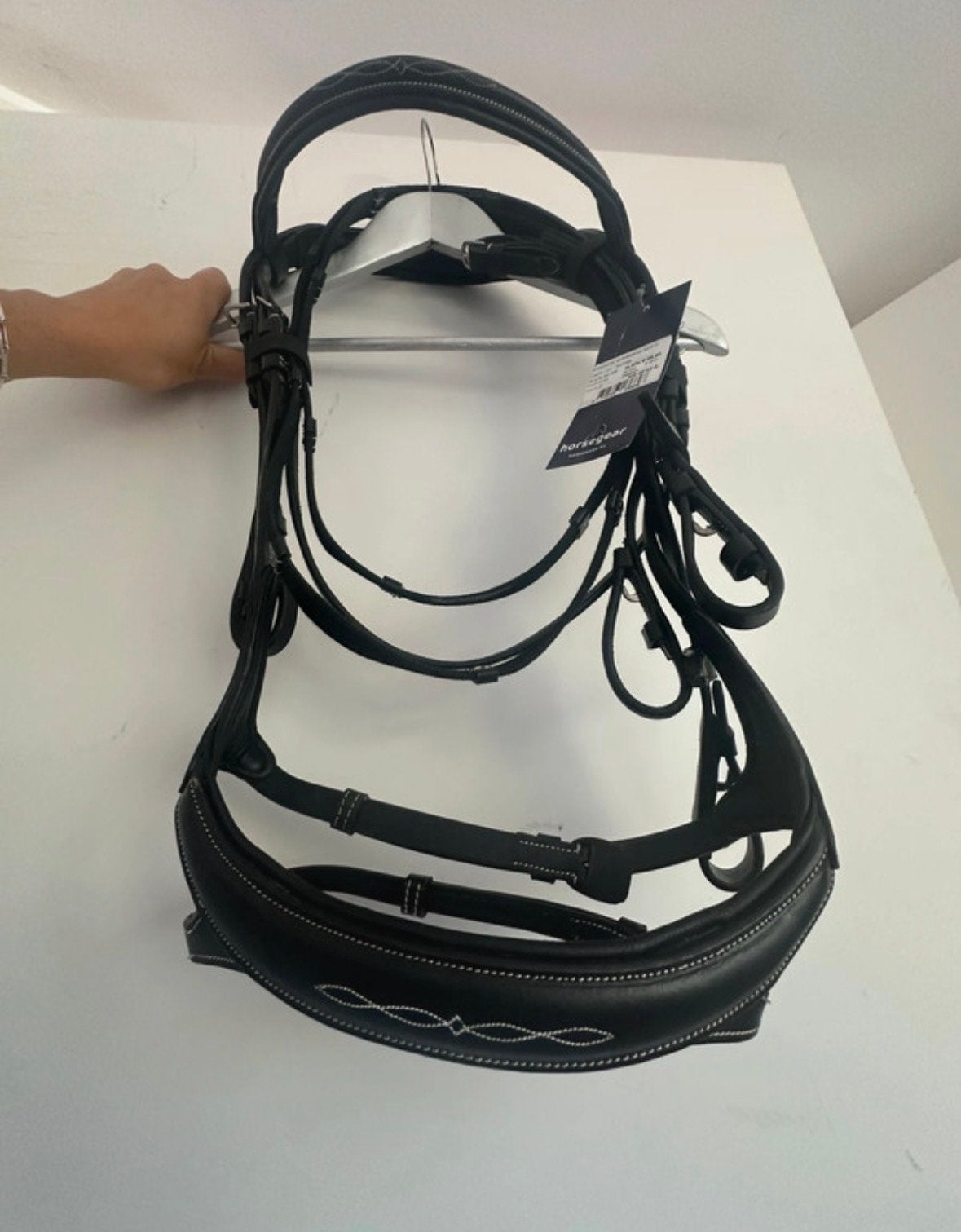 Nieuw anatomisch hoofdstel full horsegear, Hoofdstel, Nieuw, Ophalen of Verzenden, Zwart