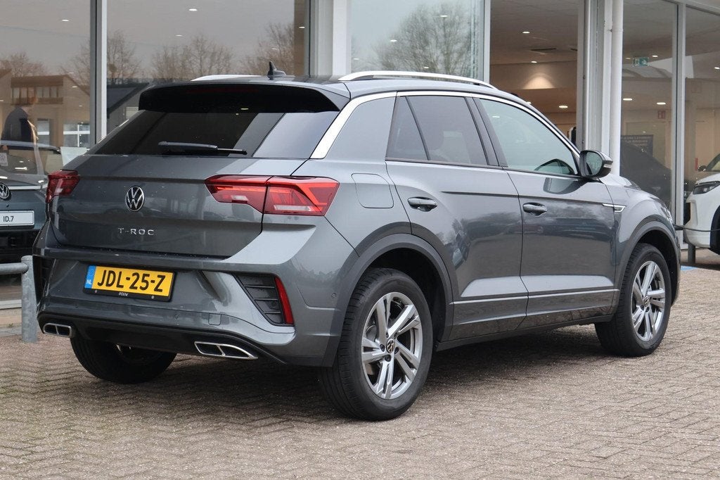 Volkswagen T-Roc 1.5 TSI 150pk DSG R-Line Edition | Navigati, Auto's, 12 maanden, Stof, 1498 cc, Euro 6