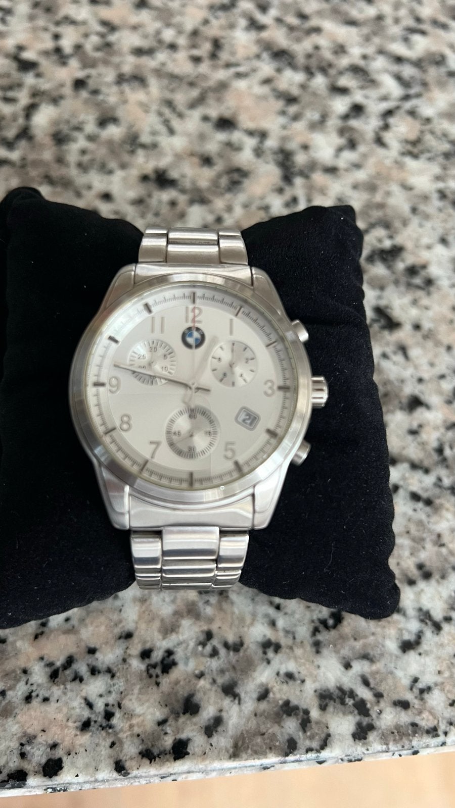 Complete BMW Quartz Chronograph – Swiss  – nieuwe batterij, Sieraden, Tassen en Uiterlijk, Horloges | Heren, Overige merken, Staal