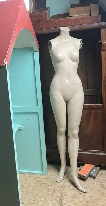 Antieke Etalagepop uit circa 1920 - Uniek Decorstuk, Ophalen