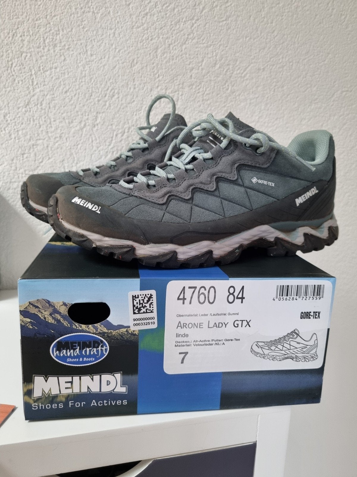 Meindl Arone Lady GTX wandelschoenen maat 41- Nieuwstaat, Ophalen of Verzenden, Nieuw, Schoenen