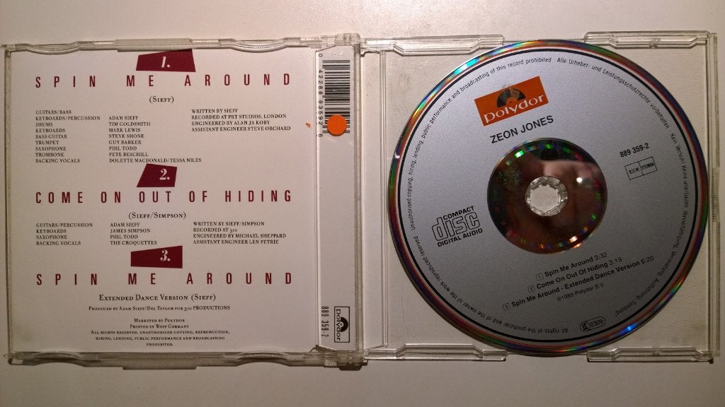 Zeon Jones - Spin Me Around, Cd's en Dvd's, Ophalen of Verzenden, Zo goed als nieuw, Reggae en Ska