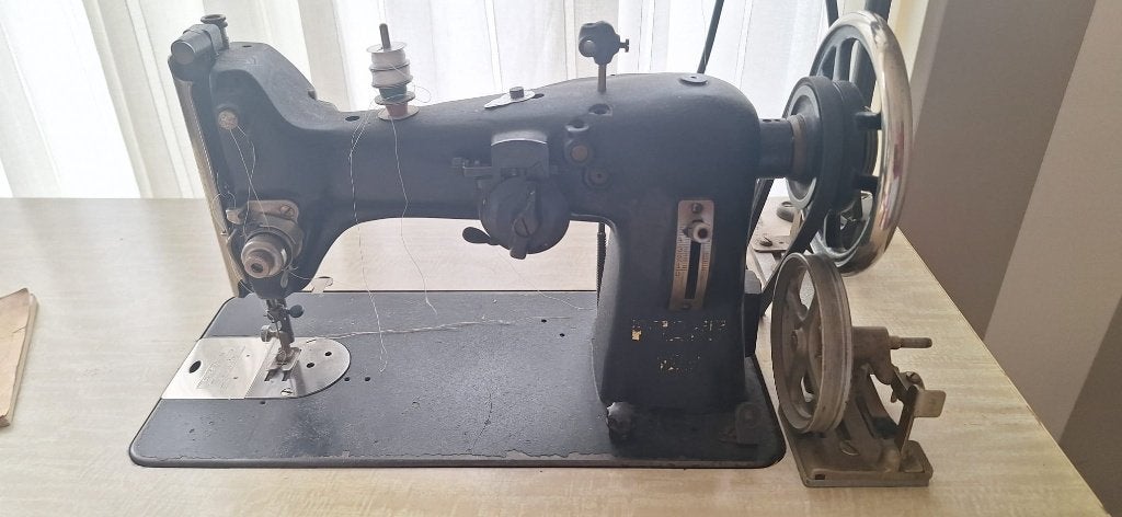 Naaimachine vintage Pfaff 130 trap naaimachine met motor, Ophalen, Gebruikt, Overige typen