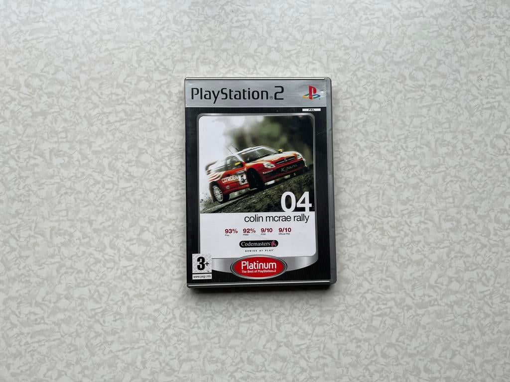 PS2, PlayStation 2, 04 Colin Mcrae Rally, Incl. Boekje., Ophalen, 1 speler, Racen en Vliegen, Zo goed als nieuw