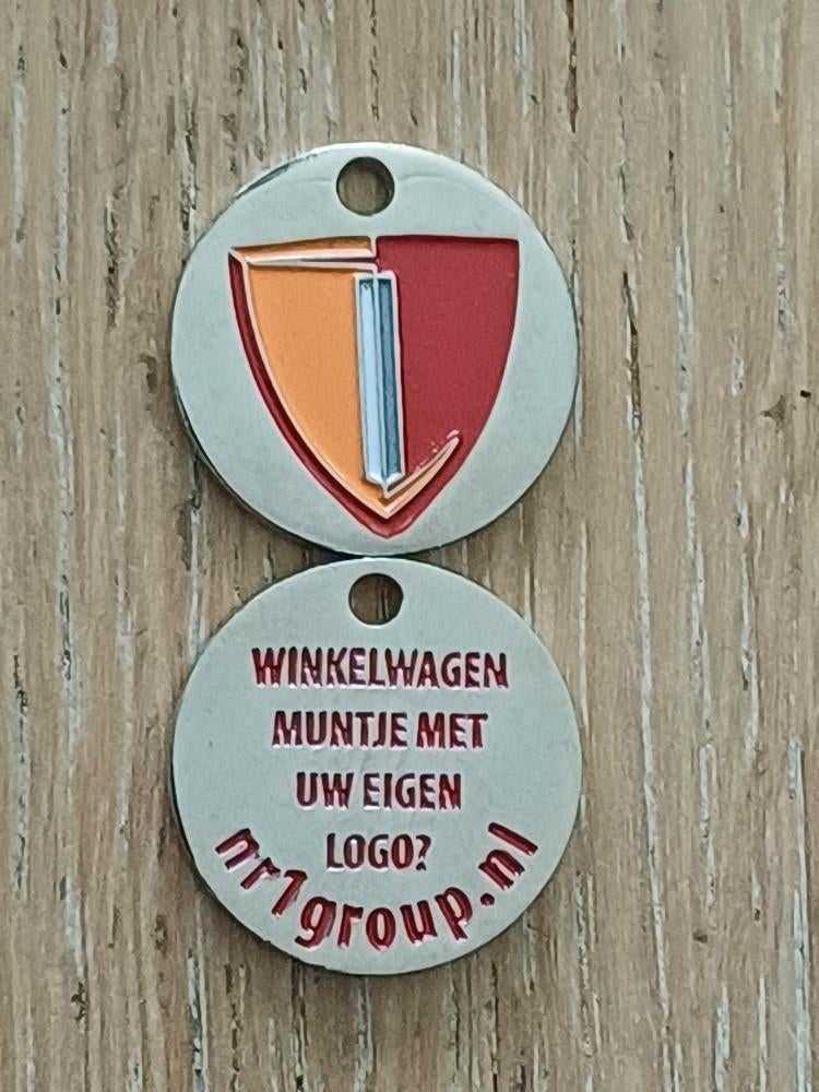 winkelwagenmuntje winkelwagenmunt nr1group, Verzamelen, Winkelwagenmuntjes, Ophalen of Verzenden