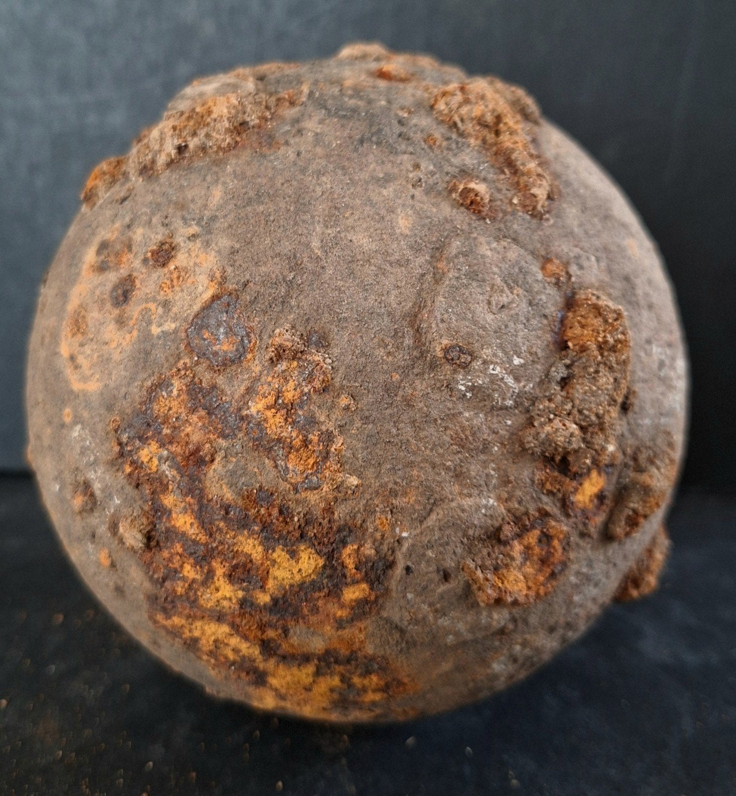 Antieke kanonskogel - 8,95 kg, Verzamelen, Ophalen of Verzenden, Gebruikt