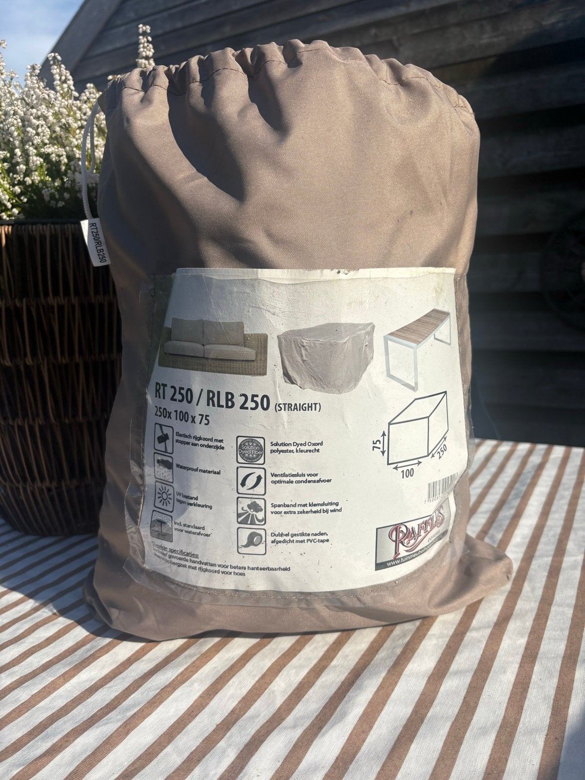 Raffles Tuintafelhoes 250x100x75 cm - Nieuw, Tuin en Terras, Ophalen, Nieuw