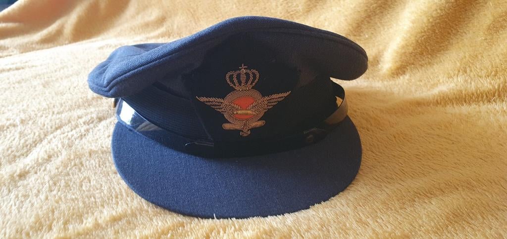 Luchtmacht pet jaren 70, Kleding | Heren, Onbekend, One size fits all, Ophalen of Verzenden, Pet
