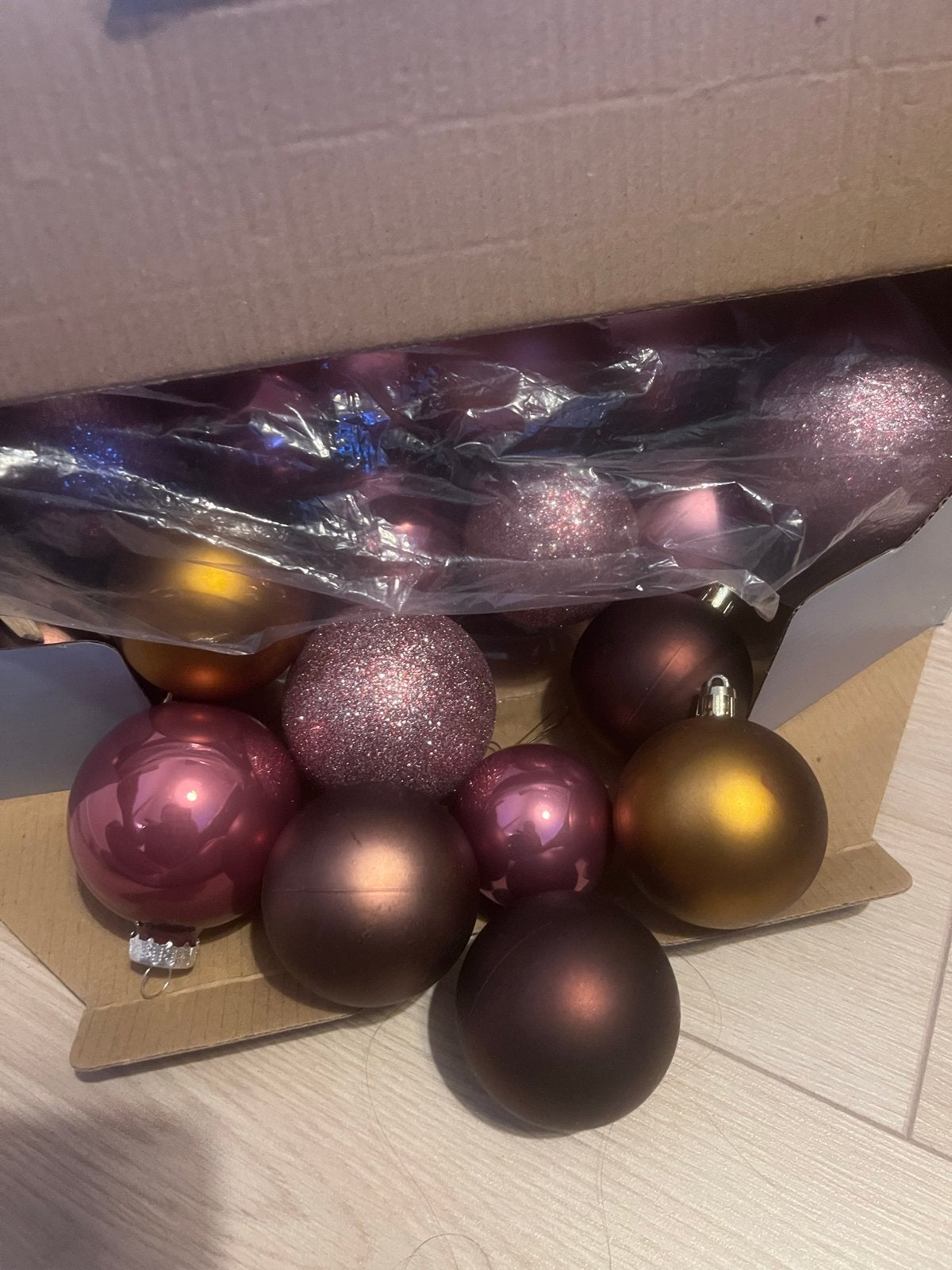 Decoration balls , glass, Ophalen of Verzenden