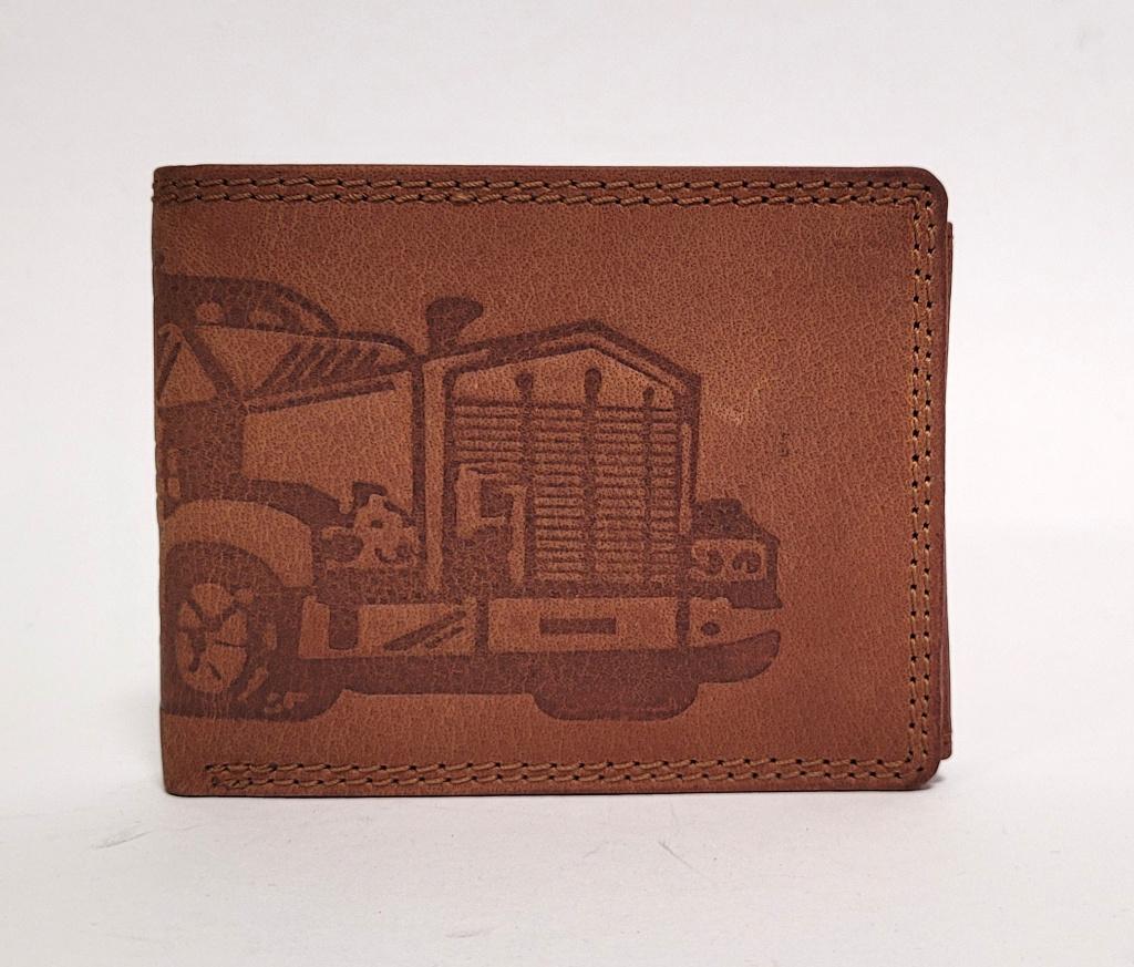 Vrachtwagen Truck trailer portemonnee van echt leer wallet, Sieraden, Tassen en Uiterlijk, Portemonnees, Info@deconoord.nl, Zwart