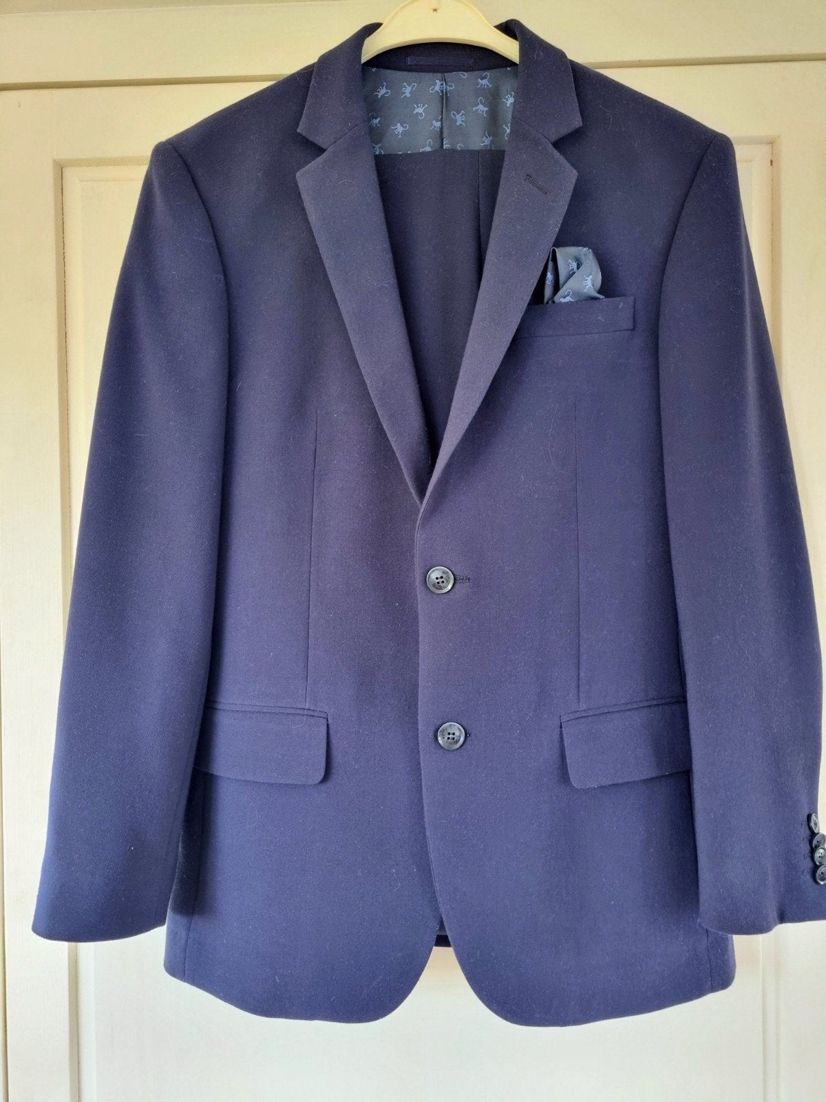 Steven van Vliet Slim Fit Pak mt 47, Steven van Vliet, Blauw, Overige maten, Ophalen of Verzenden