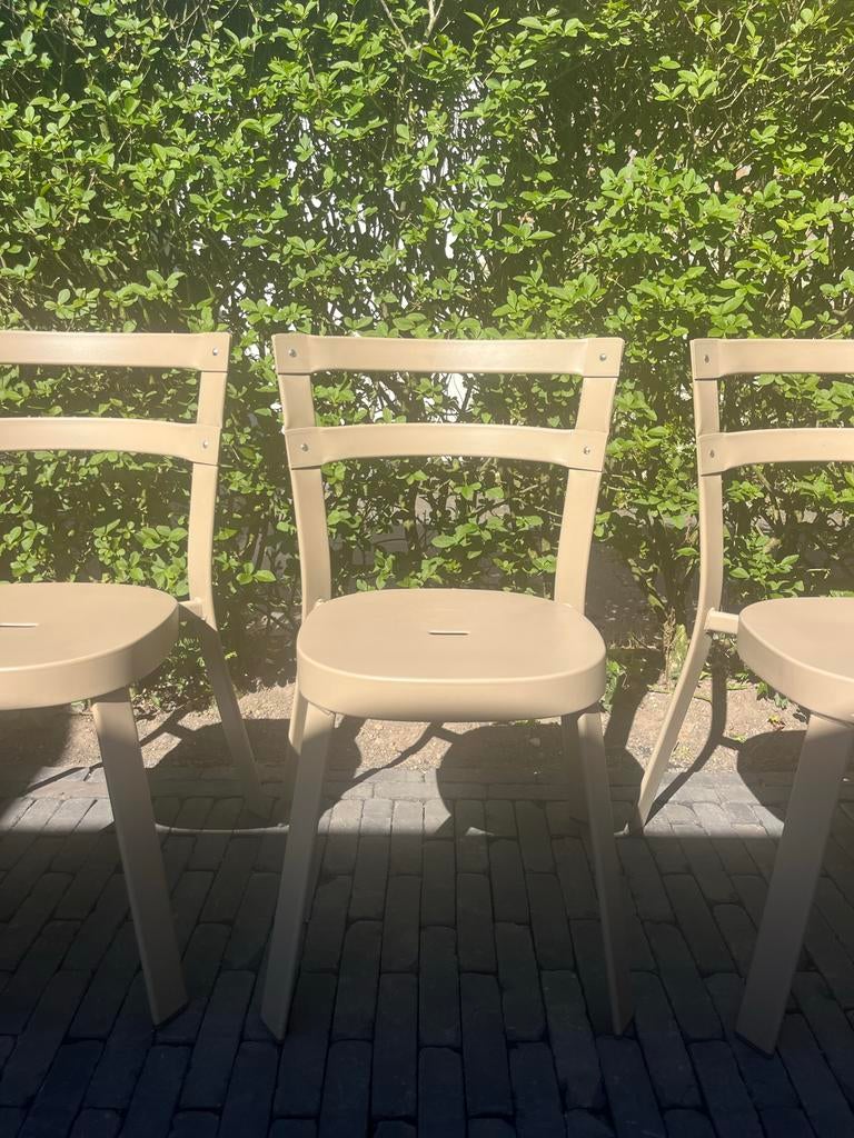 4 Emu Thor tuinstoelen (dining chairs), Tuin en Terras, Ophalen, Zo goed als nieuw, Metaal
