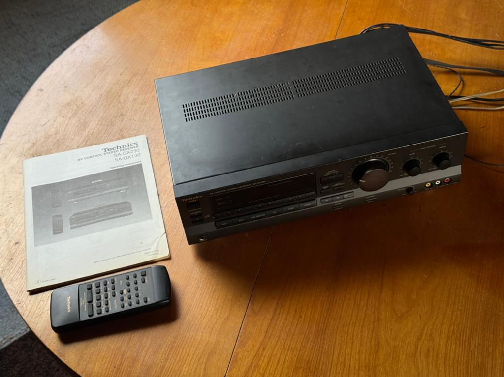 Technics SA-GX230 AV Control Stereo Receiver, Overige merken, Gebruikt, Ophalen of Verzenden, 60 tot 120 watt
