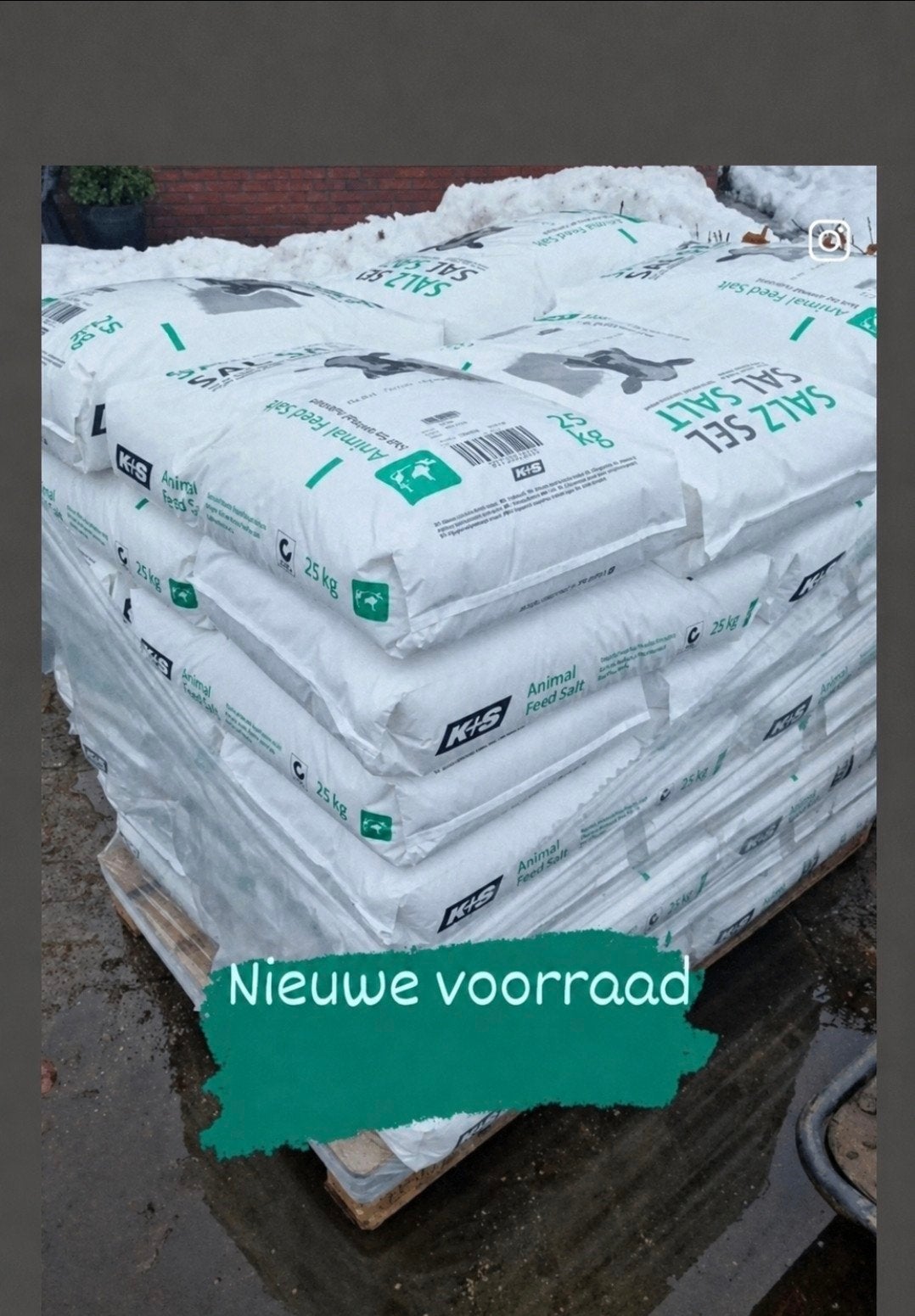 25kg K+S Animal Feed Salt - Nieuwe voorraad, Dieren en Toebehoren