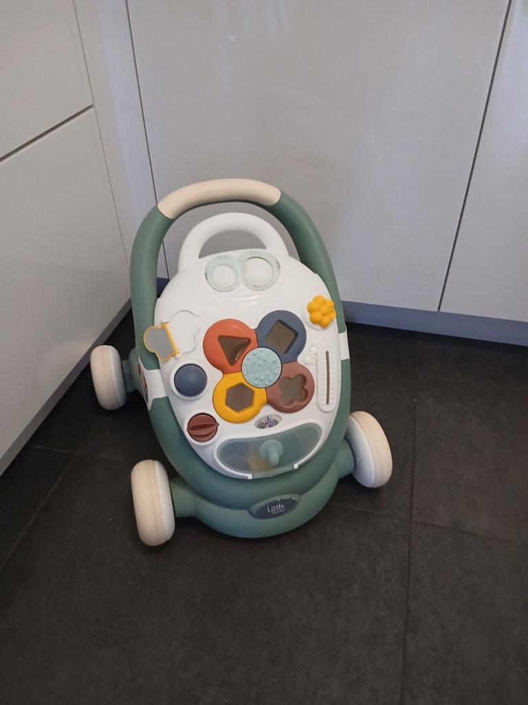 Smoby Loopkarretje - Ideaal voor de eerste stapjes, Kinderen en Baby's, Speelgoed | Babyspeelgoed, Ophalen of Verzenden, Gebruikt