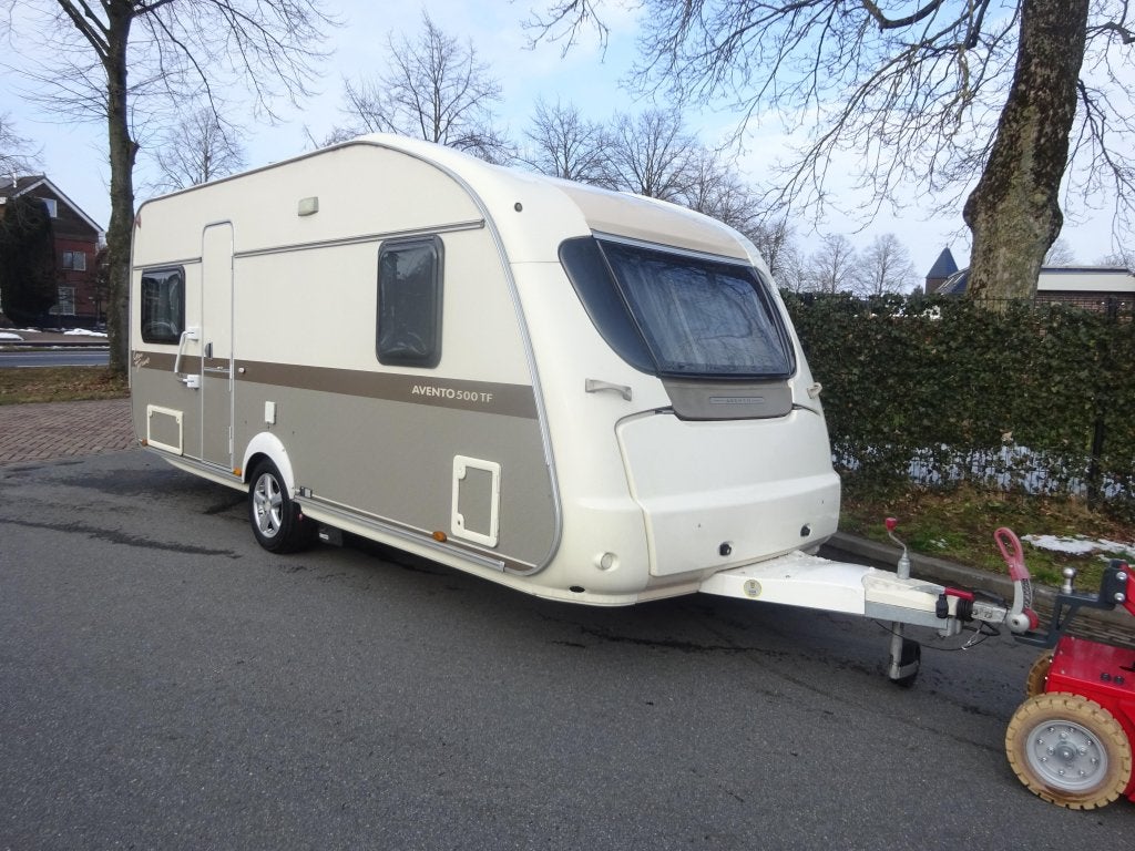 Avento GrandTurismo 500 TF met Nieuwe Mover, Caravans en Kamperen, Caravans, Rondzit, Schokbreker, Avento, Bedrijf