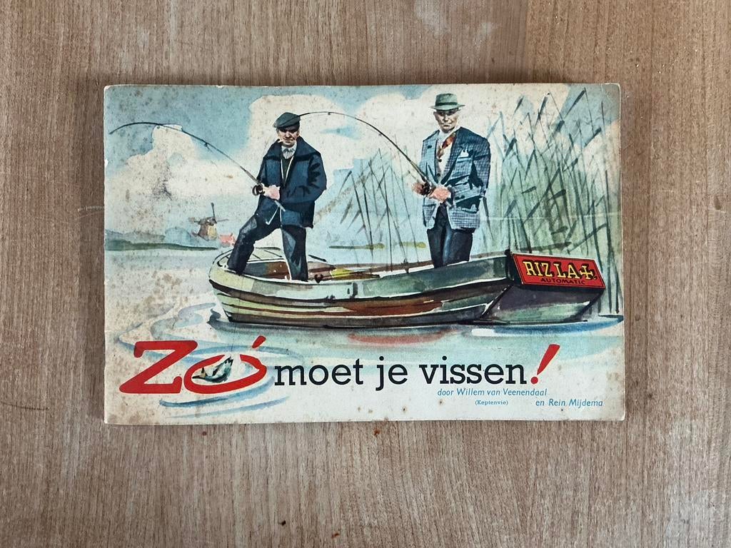 Plaatjesalbum - Zó moet je vissen - Rizzla - Compleet, Boeken, Prentenboeken en Plaatjesalbums, Ophalen of Verzenden, Gelezen