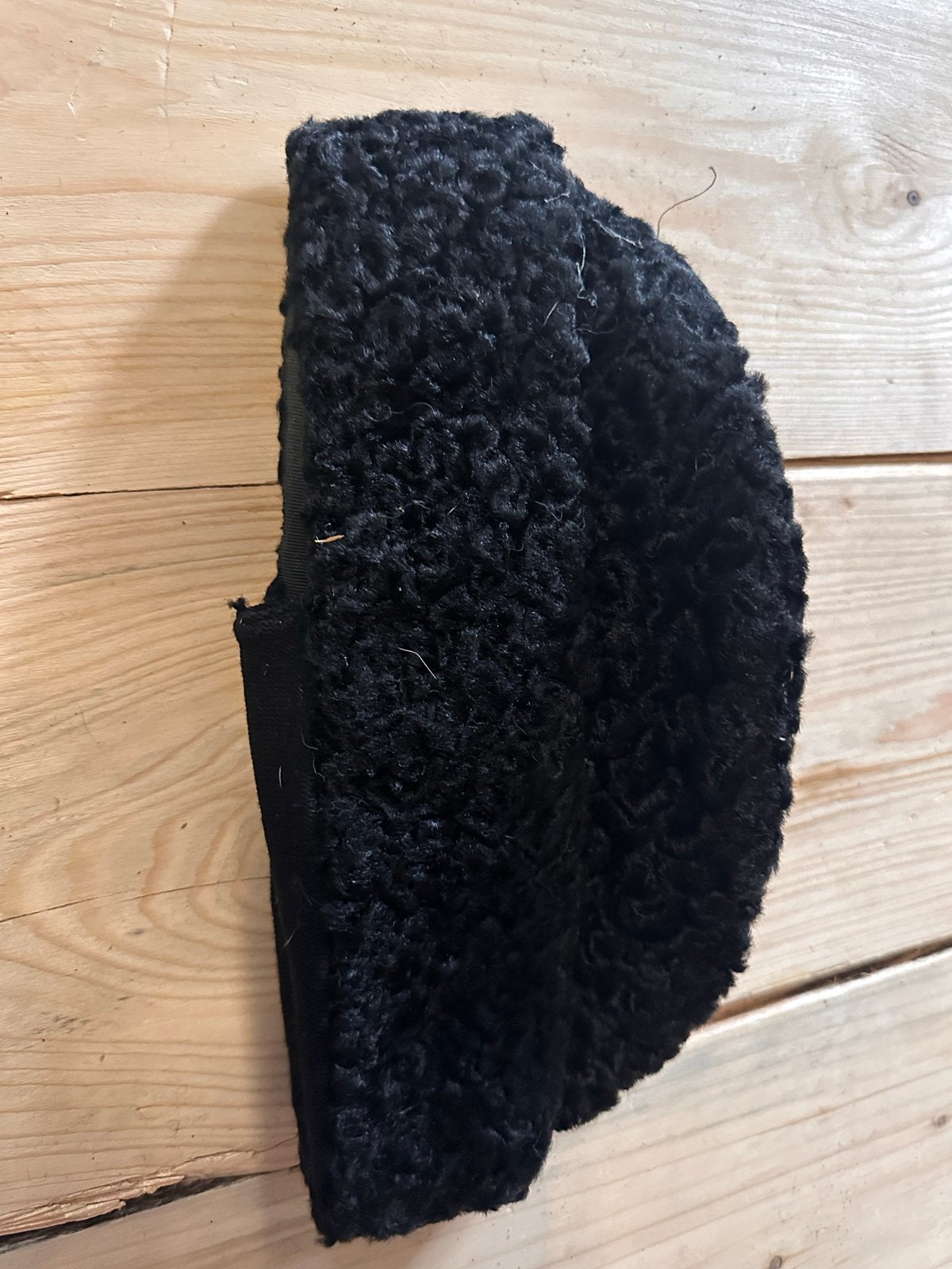Zwarte muts heren muts, Kleding | Dames, Ophalen of Verzenden, Zo goed als nieuw, Maat 38/40 (M), Muts