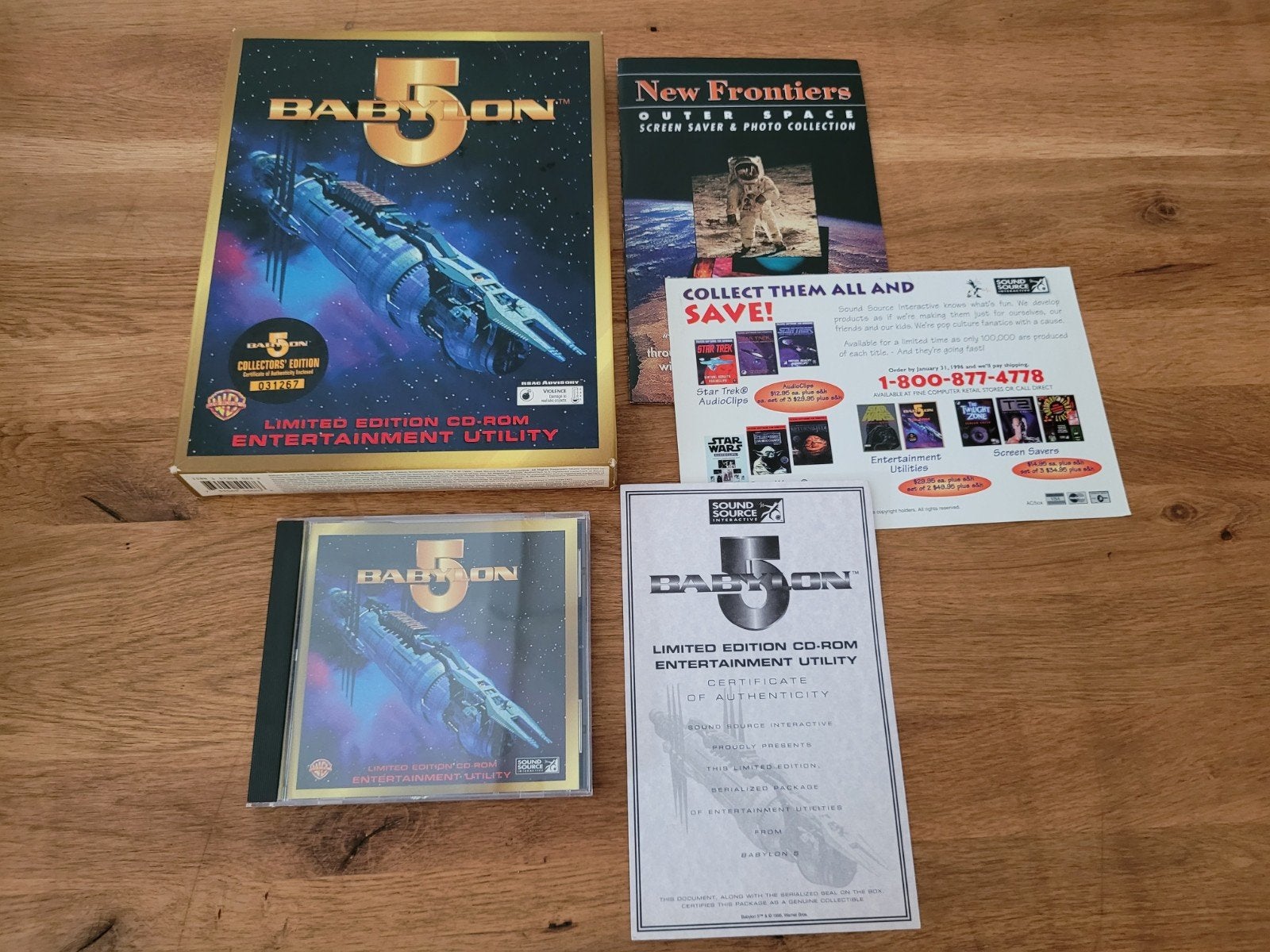Babylon 5 – Limited Edition CD-ROM Big Box 1995, Avontuur en Actie, 1 speler, Ophalen of Verzenden, Zo goed als nieuw