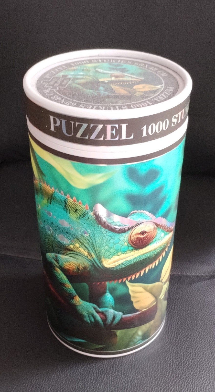 Kameleon Puzzel 1000 stukjes - chameleon puzzle 1000 pieces, Ophalen, 500 t/m 1500 stukjes