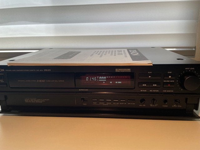 Denon DRS-810 3-Head Cassettedeck, Audio, Tv en Foto, Cassettedecks, Ophalen of Verzenden, Enkel, Denon
