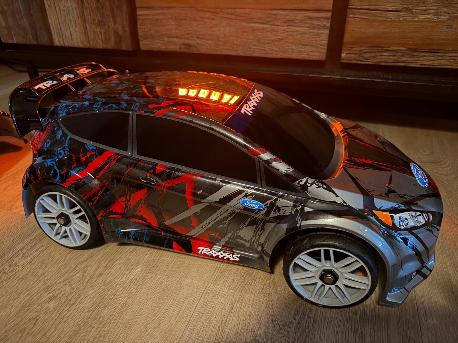 Traxxas rally fiesta hobbywing max10 g2 sct 4000kv, Gebruikt, Onderdeel, RTR (Ready to Run), Ophalen